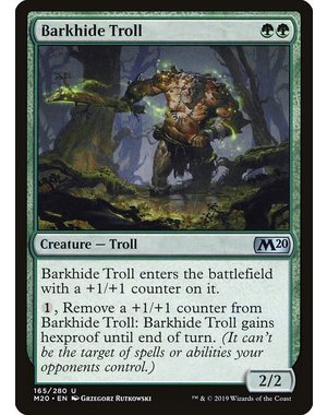 Magic: The Gathering Barkhide Troll (165) Lightly Played