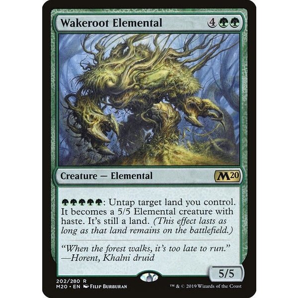 Magic: The Gathering Wakeroot Elemental (202) Lightly Played