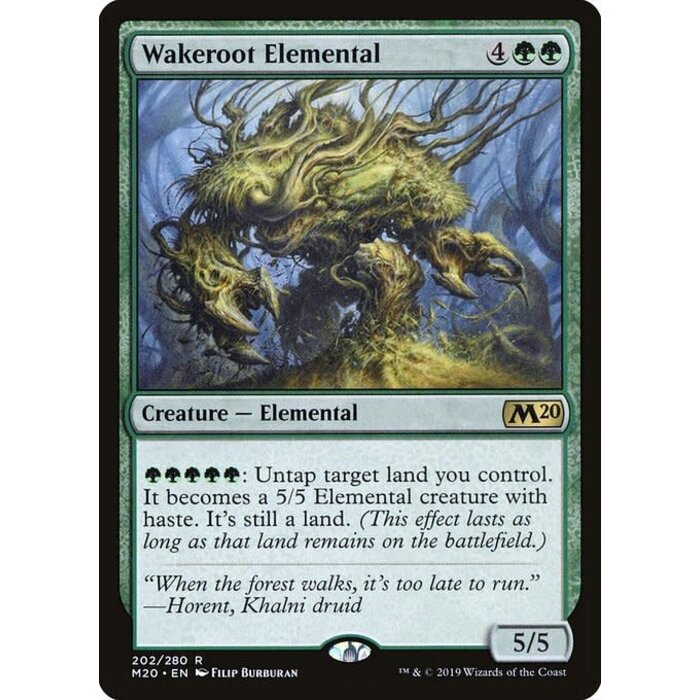 Magic: The Gathering Wakeroot Elemental (202) Lightly Played