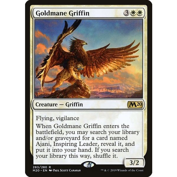 Magic: The Gathering Goldmane Griffin (283) Lightly Played