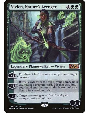 Magic: The Gathering Vivien, Nature's Avenger (298) Moderately Played Foil