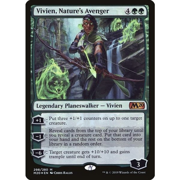 Magic: The Gathering Vivien, Nature's Avenger (298) Moderately Played Foil