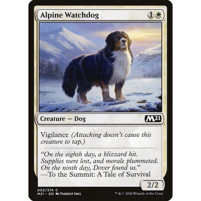 Magic: The Gathering Alpine Watchdog (002) Lightly Played