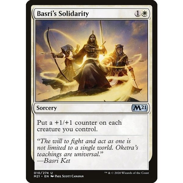 Magic: The Gathering Basri's Solidarity (010) Lightly Played