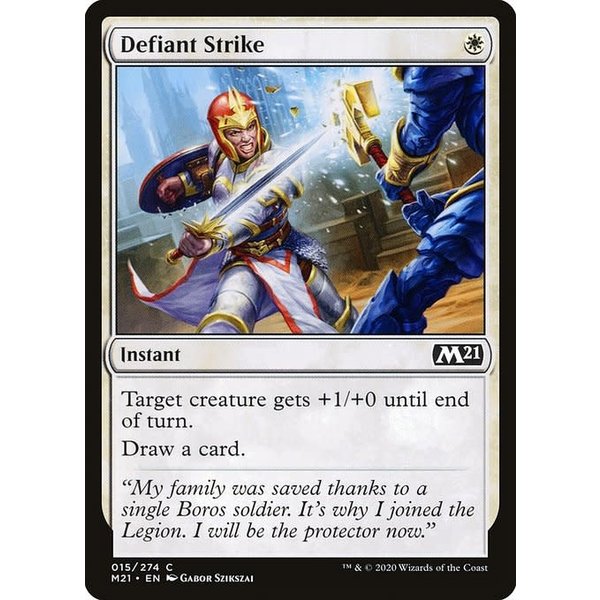 Magic: The Gathering Defiant Strike (015) Near Mint Foil