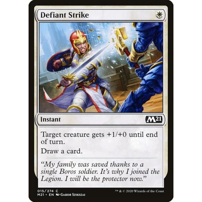 Magic: The Gathering Defiant Strike (015) Near Mint Foil