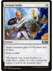 Magic: The Gathering Defiant Strike (015) Lightly Played