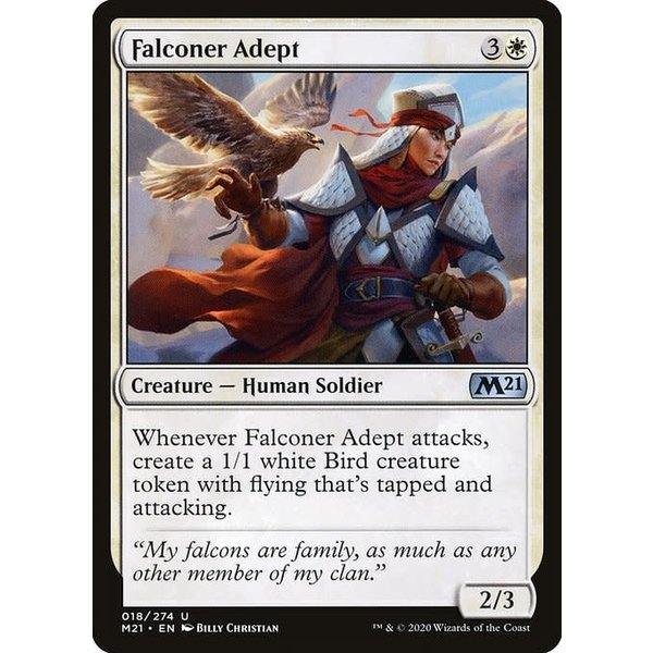 Magic: The Gathering Falconer Adept (018) Lightly Played
