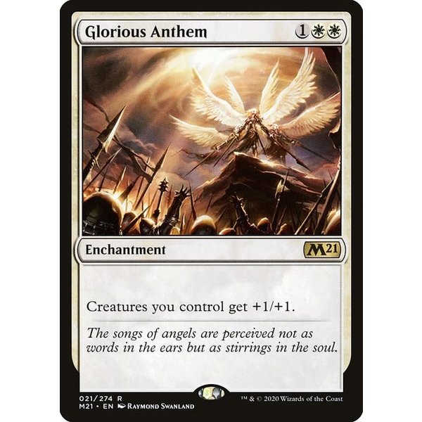 Magic: The Gathering Glorious Anthem (021) Lightly Played
