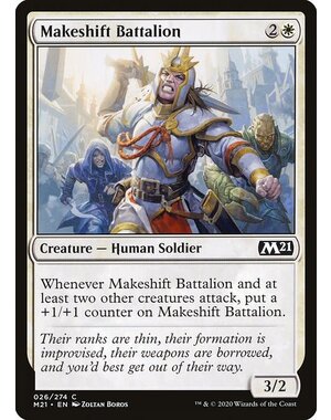 Magic: The Gathering Makeshift Battalion (026) Lightly Played