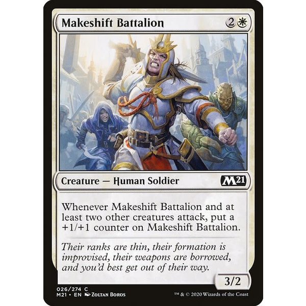 Magic: The Gathering Makeshift Battalion (026) Lightly Played