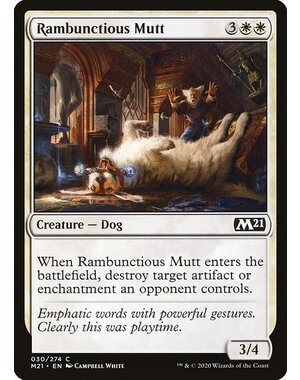 Magic: The Gathering Rambunctious Mutt (030) Lightly Played
