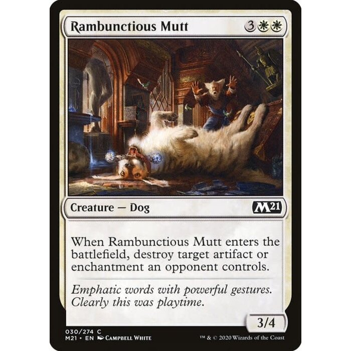 Magic: The Gathering Rambunctious Mutt (030) Near Mint