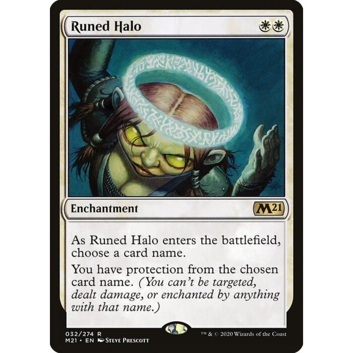 Magic: The Gathering Runed Halo (032) Lightly Played