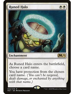 Magic: The Gathering Runed Halo (032) Lightly Played Foil