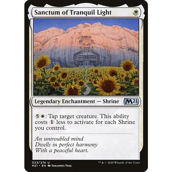 Magic: The Gathering Sanctum of Tranquil Light (033) Near Mint