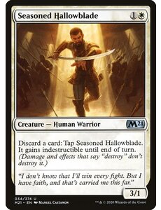 Magic: The Gathering Seasoned Hallowblade (034) Lightly Played