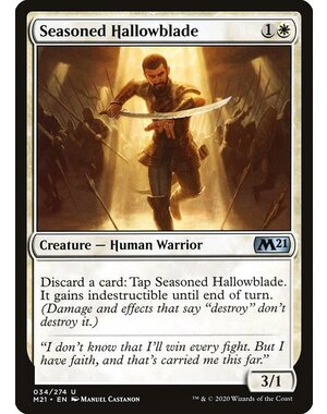 Magic: The Gathering Seasoned Hallowblade (034) Lightly Played
