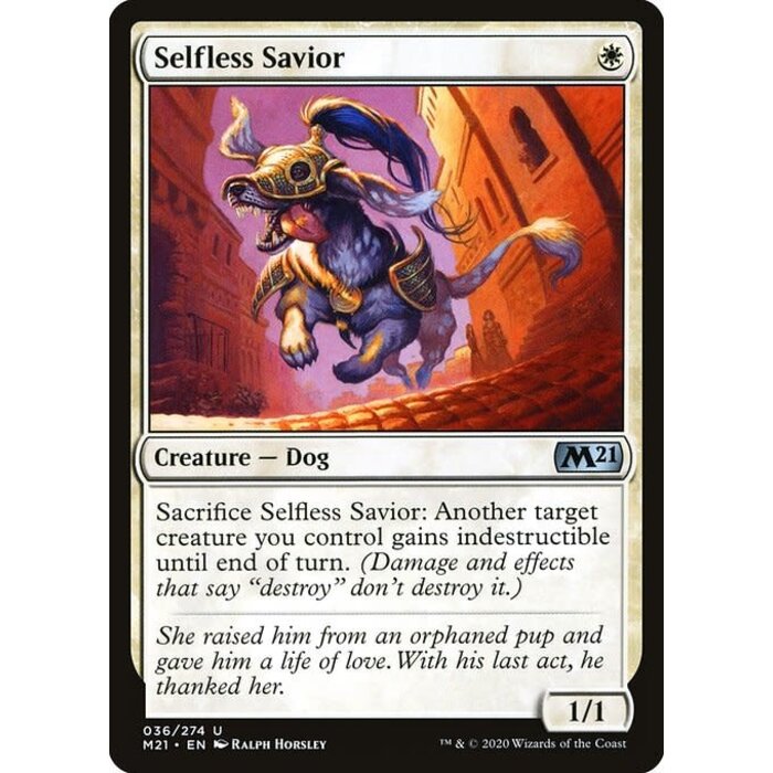 Magic: The Gathering Selfless Savior (036) Near Mint