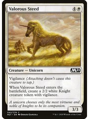 Magic: The Gathering Valorous Steed (042) Lightly Played