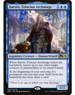 Magic: The Gathering Barrin, Tolarian Archmage (045) Near Mint Foil