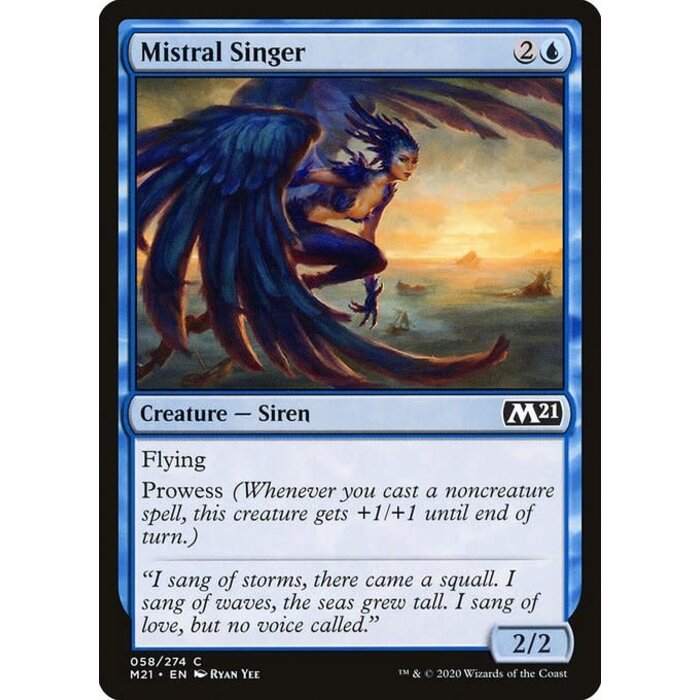 Magic: The Gathering Mistral Singer (058) Near Mint