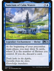Magic: The Gathering Sanctum of Calm Waters (068) Near Mint