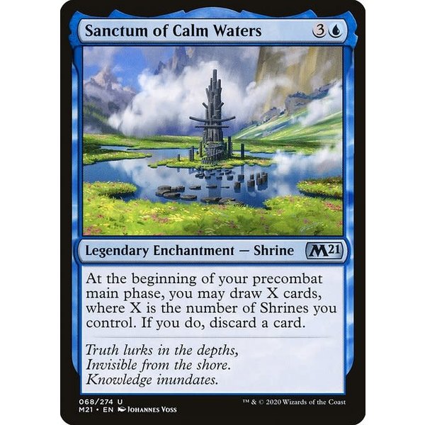 Magic: The Gathering Sanctum of Calm Waters (068) Near Mint