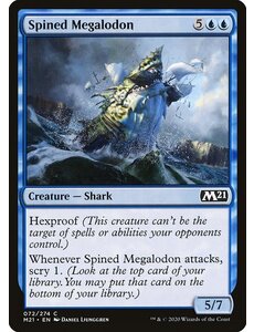 Magic: The Gathering Spined Megalodon (072) Lightly Played