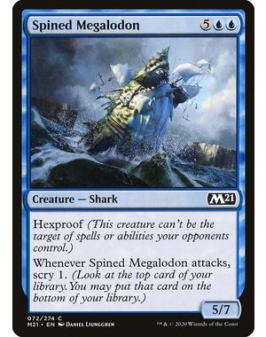 Magic: The Gathering Spined Megalodon (072) Lightly Played