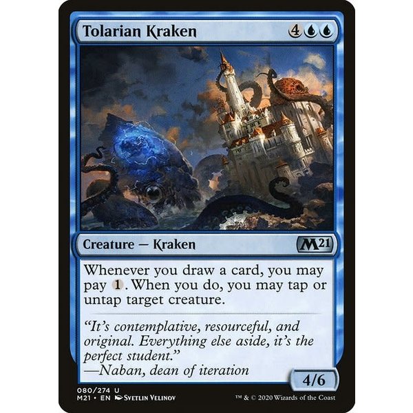 Magic: The Gathering Tolarian Kraken (080) Near Mint Foil