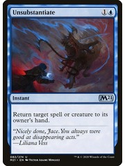 Magic: The Gathering Unsubstantiate (082) Lightly Played