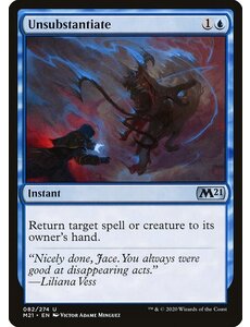 Magic: The Gathering Unsubstantiate (082) Lightly Played
