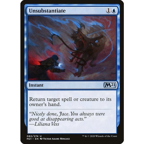 Magic: The Gathering Unsubstantiate (082) Lightly Played
