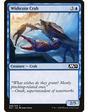 Magic: The Gathering Wishcoin Crab (086) Lightly Played