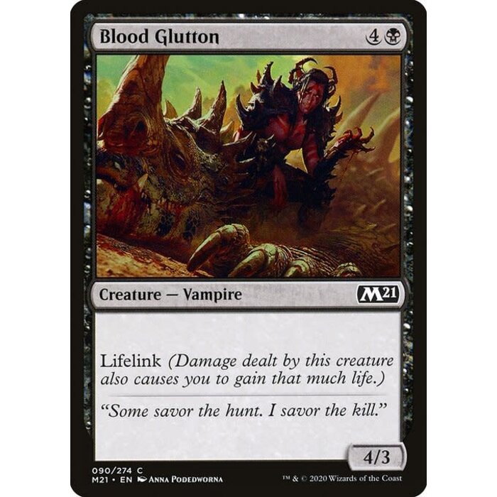 Magic: The Gathering Blood Glutton (090) Lightly Played