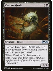 Magic: The Gathering Carrion Grub (092) Lightly Played