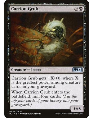 Magic: The Gathering Carrion Grub (092) Near Mint