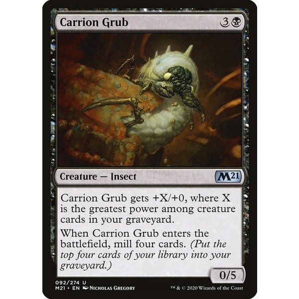 Magic: The Gathering Carrion Grub (092) Near Mint