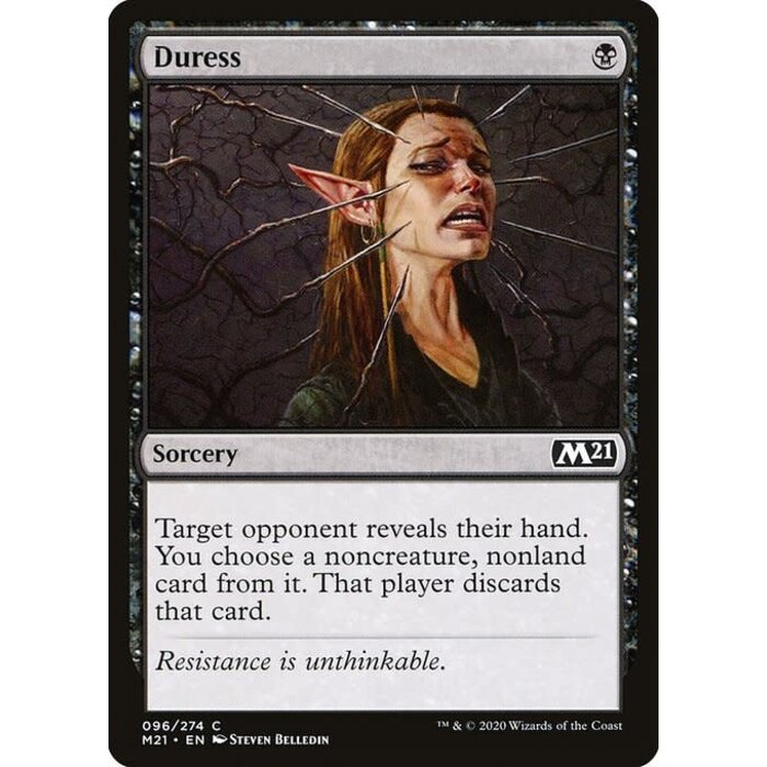 Magic: The Gathering Duress (096) Lightly Played