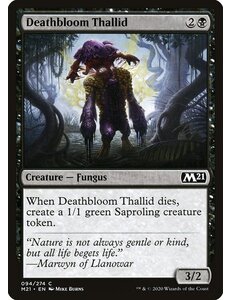 Magic: The Gathering Deathbloom Thallid (094) Lightly Played