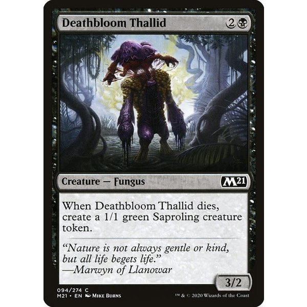 Magic: The Gathering Deathbloom Thallid (094) Lightly Played
