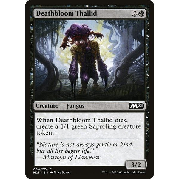 Magic: The Gathering Deathbloom Thallid (094) Near Mint Foil