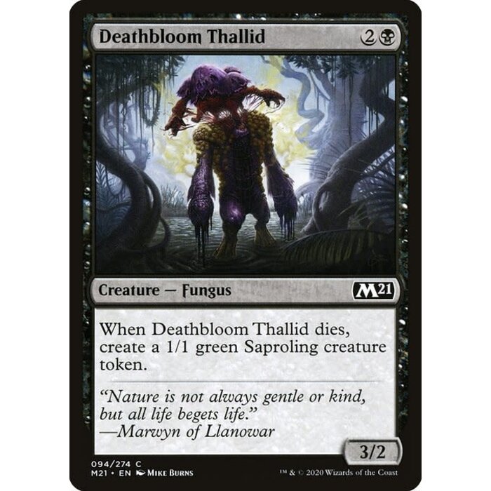 Magic: The Gathering Deathbloom Thallid (094) Near Mint