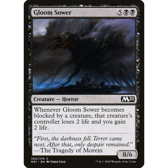 Magic: The Gathering Gloom Sower (100) Near Mint Foil