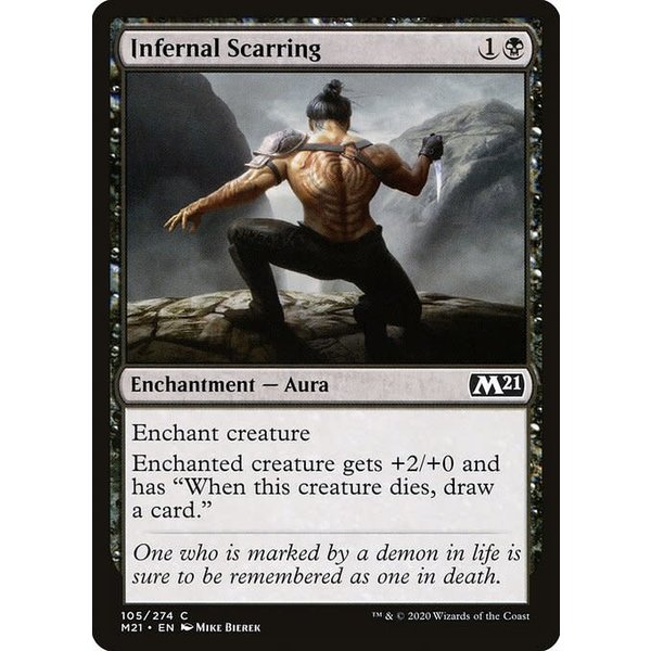 Magic: The Gathering Infernal Scarring (105) Near Mint Foil