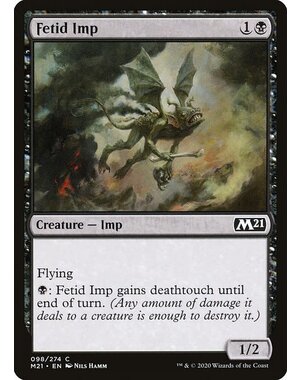 Magic: The Gathering Fetid Imp (098) Lightly Played