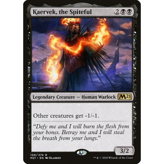 Magic: The Gathering Kaervek, the Spiteful (106) Near Mint