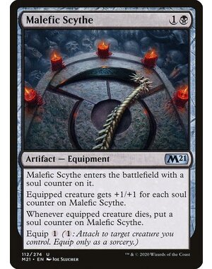 Magic: The Gathering Malefic Scythe (112) Near Mint