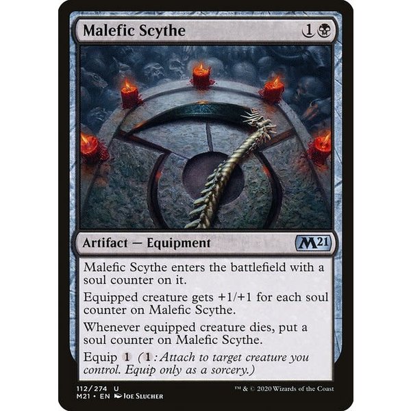 Magic: The Gathering Malefic Scythe (112) Near Mint